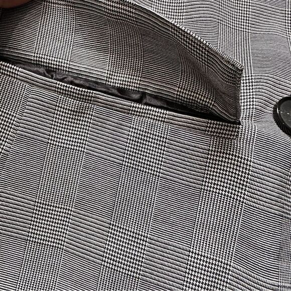 ASTR The Label Check Plaid Double Breasted Blazer Sz Small - Picture 15 of 16